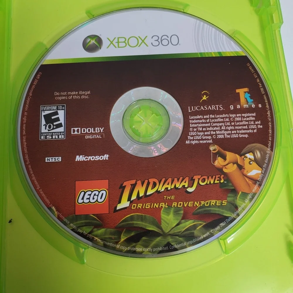 LEGO Indiana Jones: The‎ Original Adventures (Microsoft Xbox 360, 2008)